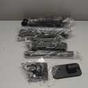 ARES WING Dual Monitor Wall Mount for 17-49 Inch Ultrawide Screens, Heavy Duty Wall Mount Monitor Arm Holds 44 lbs Each, Fully Adjustable Gas Spring Monitor Arm, 75x75/100x100 VESA Mount, Black