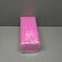 2 x YAOSHENG 200pcs Pink Straw 10.23" x 0.23"Solid Colors Flexible Drinking Straws, Plastic Disposable Bendy Straws (Pink)