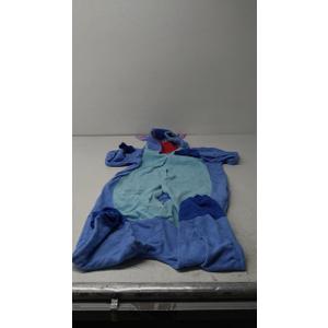 Wishliker Adult Onesie Animal Pajamas Halloween Cosplay Costumes Party Wear Blue (Medium)