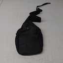 Crossbody Bags for Women Men Trendy Sling Bag Bakpack Casual Chest Bag with Convertible Shoulder Strap (Medium, Black)