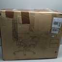 Ergonomic Office Chair, Mesh Computer Desk Chair with 4D flip-up Armrests, 3D Adjustable Headrest, 2D Adjustable Backrest, 90-135 Tilt Angle with Locking Function, 360 Rotation, Black