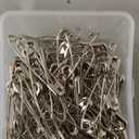 ZIPCCI 2 Inch Safety Pins, 200Pcs Large Safety Pins Heavy Duty, Steel Wire