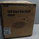 Amico 200W 10 Pack UFO LED High Bay Light 28,000lm 5000K LED High Bay Lights with UL Listed US Hook 5' Cable Alternative to 650W MH/HPS for Gym Factory Barn Warehouse