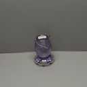 Nature's Way Hanging Glass Hummingbird Feeder for Outdoor Decor, 29 Ounce Capacity Nectar Feeder, 4 Easy to Clean Flexible Ports, Purple Lilac (No Color)