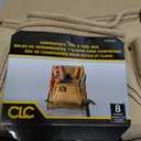 CLC, I823X, Nail and Tool Pouch w/ 2 Hammer Loops, Leather