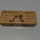 Hylaea No Show Running Athletic Anti-Blister Wicking Coolmax Socks, Seamless Anti-odor (Medium, 3 Pairs Black/Dark Grey/Grey)