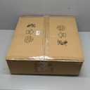 Large Pendant Lighting, 17.7 inch,Natural Wood Cap, Adjustable Cord,Simple Modern Chandelier for Dining Room, Kitchen Table Matte White