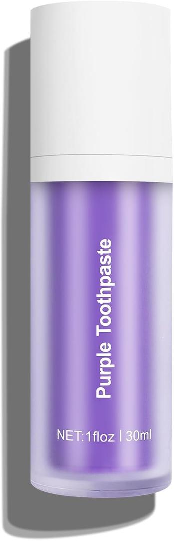 Purple Toothpaste for Teeth Whitening, Teeth Whitening Toothpaste - 1 Fl Oz