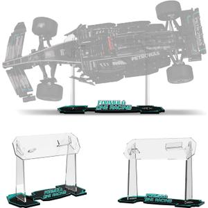 Acrylic Display Stand for Lego Technic Mercedes-AMG F1 W14 E Performance Race Car Building Set (Stand Only, No Model), Display Bracket for Lego 42171 Race Car Model