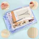 Kosiz 600 Pcs Clear Cellophane Bag Plastic Poly Shirt Bag Bulk Resealable Clothes Packing Self Adhesive Packages for Business Shipping(6'' X 9", 8'' X 10", 9'' X 12", 11'' X 14")