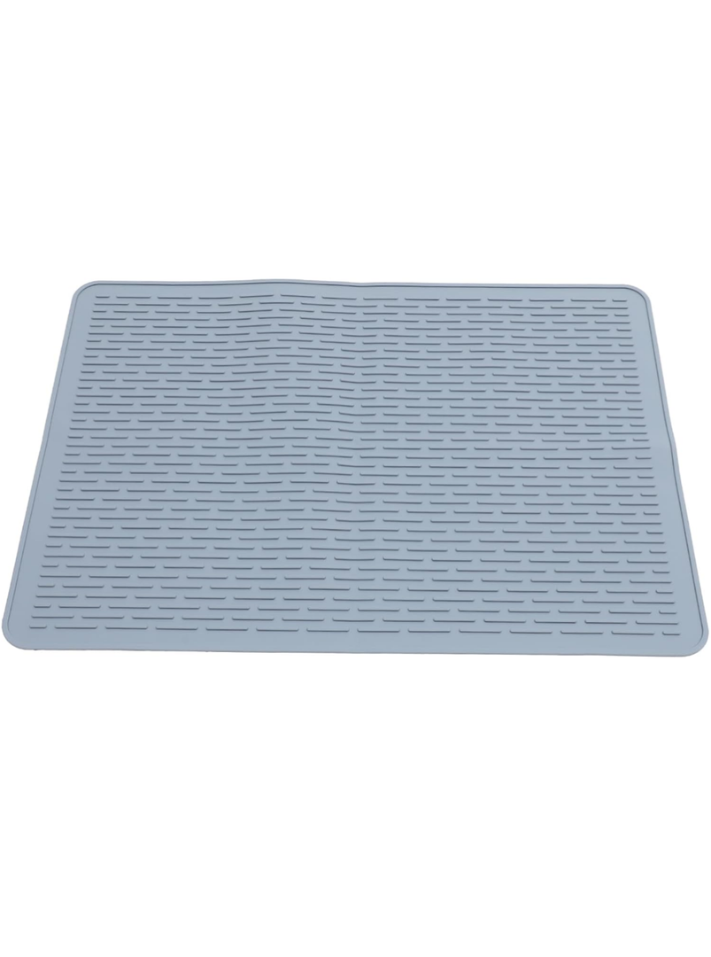 Silicone Sink Mat for Kitchen Non-Slip Protective Mat Multi-Functional Drying Pad for Dishware and Utensil Storage, 24"×30"