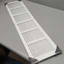 Repa Market White Air Vent Cover 32" x 8" Inch (Outer Dimensions) - Steel Return Air Grilles - for Ceiling and Sidewall - HVAC - with Protection Screen
