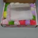 Amy&Benton 28 Packs Valentines Day Gifts for Kids Classroom with Valentine Stuffed Animal Keychain Valentines Cards for Girls Boys Exchange Gifts Mini Plush Toys Valentine Party Favors School Prizes