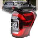 Right LED Tail Light Black Trim Fit For 2022-2024 Ford Expedition Limited/Platinum Right Passenger Side Rear Tail Light Rear Lamp Replacement For NL1B-13B504-BD N11Z13404B