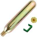 Quality CO2 Rearming Kit Cylinder Cartridge Tank for Automatic/Manual Inflatable Life Jacket Lifejacket Life Vest Waist Pack Belt Lifesaving PFD 33 Gram