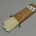 Pure Beeswax Candles, 7.3" Decorative Thin Taper Candles,Honey Scented, Dripless, Smokeless, 40min Burn Time for Birthday, Dinner, Prayer, Church, Hanukkah, Christmas (White, 50 pcs)