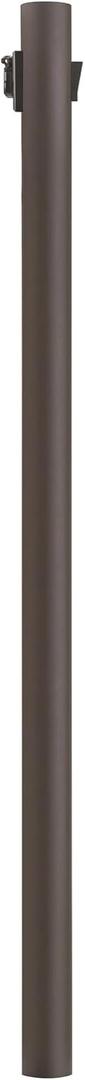 Solus SP7-C320NCA-BZ 7' Outdoor Direct Burial Lamp Post with Convenience Outlet & Dusk to Dawn Photo Sensor, Fits 3" Post Top Fixtures, Easy to Install, Corrosion & Weather Resistant, Bronze (Pack of 1)