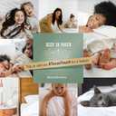 TEXAS LINEN CO. 100% Organic Cotton Sheets Full Size - 4 PC Organic Cotton Full Size Percale Weave Sheet Set, Soft, Cooling, Crisp & Breathable, 16" Deep Pocket Hotel Quality Bedding Set - Sage Green