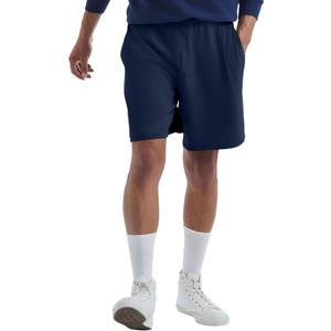 Hanes Men's Jersey Pocket Short (Medium, Navy)