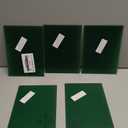 5 Pack Acrylic Sheet Green Transparent Colored Translucent Sheets Easy to Cut for DIY Art Projects,Crafting,Display Project,Signs,Painting,Laser Cutting Plastic Plexiglass Panel 5x7 2.8mm Thick