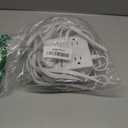 10Ft Extension Cord with Multiple Outlets, Flat Plug Surge Protector Power Strip 10 Ft Long Cord, 8 Outlets & 4 USB Ports (2 USB C), Desk Charging Station for Home Office, College Dorm Room Essentials