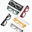 Eyekepper 6 Pack Blue Light Blocking Reading Glasses Metalless Screwless Spring Hinges Computer Readers for Men and Women +2.75