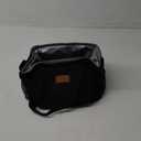 Lifewit Medium Lunch Bag Insulated Lunch Box Soft Cooler Cooling Tote for Adult Men Women, Black 12-Can (9L)