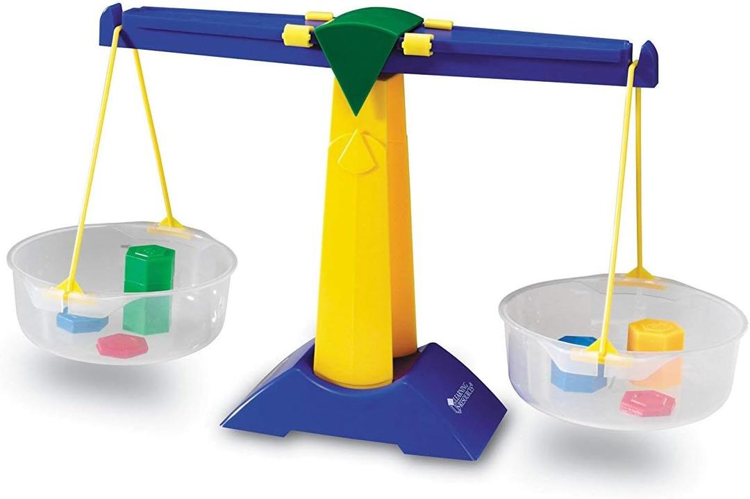 Learning Resources Pan Balance Jr - Ages 5+ Science Class Experiments, Measurement Tool, Balance for Kids