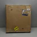 Handwoven Rattan Cat Litter Box Enclosure Furniture - Hidden Cabinet with Odor-Control Mat, Anti-Spill Fence & Secure S-Hooks for Living Room/Bedroom, 18.2"x18.2"x24.5" (Natural)