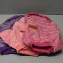 3 Pack Dog Sweaters for Small Dogs Girl Boy Winter Fleece Clothes Warm Soft Dog Sweatshirt Outfit for Dogs Cats Pet Apparel, M, Back: 13.7",Chest: 17.7", 10-14Ibs, Pink, Rose, Purple