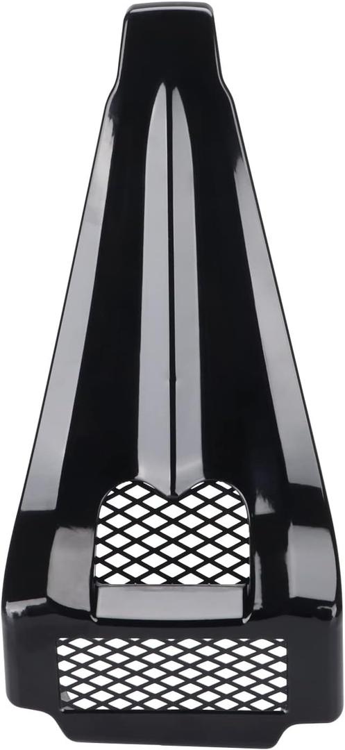 Gloss/Vivid Black Plastic Stretched Chin Spoiler Scoop Compatible for 1997-2013 Harley Touring Road Glide Street Glide Electra Glide Road King