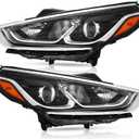 TODO Headlights Assembly Compatible with 2018 2019 Sonata | Driver and Passenger Side