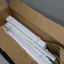 24" Extra Tall Fence for Christmas Tree,24PCS White Picket Fence Baby Gate Barrier with Snowflakes&Tree Patterns Christmas Tree Gate for Pets & Kids(24" H x 5" W Each)