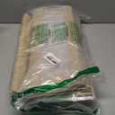 4 Packs CD Storage Box with Visible Window, Stackable CD Case Holder with Dustproof Lid and Handles, Holds Up to 148 CDs in Full Jewel Cases-15.75 x 6.10 x 5.31 Inches-Beige