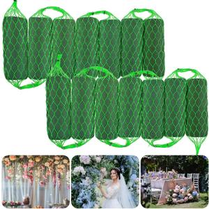 9.2Ft Flower Sponge Blocks Kit 14Pcs Floral Foam Garland  Flexible Flower Holder for Fresh & Artificial Flowers, Wedding Arch, Home & Garden Decor