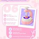 Pussan Arts and Crafts Kits for Kids Age 3-12, Birthday Gifts for 3 4 5 6 7 8 9+ Year Old Girls, DIY Fabric Flower Bouquet Kit Toys for Kids Activities Holidays Parties