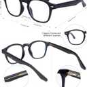 OKH Photochromic Progressive Multifocus Reading Glasses for Men Women Anti Blue Light Transition Multifocal Computer Readers, +3.50