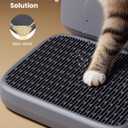 Oneisall Cat Stairs and Steps for Ease S1 Automatic Litter Box, Litter Box Ramp for Small and Elderly Cats, Anti-Tracking, Easy to Clean