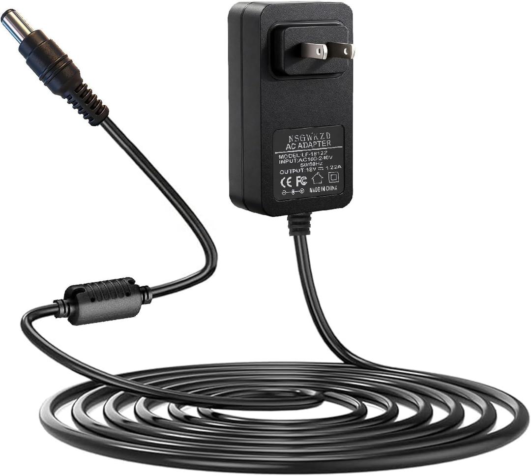 Portable Power Cord Replacement for Echo Dot Max (2025 Release) Adapter Charger 22W, Charging Cable 6.6 ft