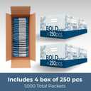Bold Mint Bulk Mouthwash Packets (1000 Packets)