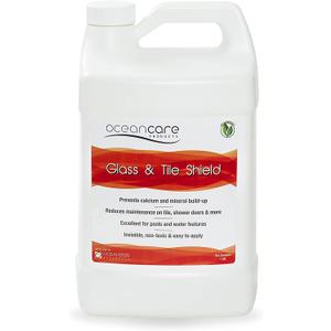 Products - Glass and Tile Shield - Gallon - Rock Water Feature Protectant, Calcium and Efflorescence Prevention - Invisible Top Coat Surface Protectant - Grout Protectant
