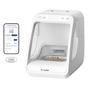 Automatic Microchip RFID Cat Feeder,16-Cup, ISO Microchip & PawsPik RFID Tag Compatible, App Control, Portion Control