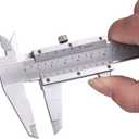 Spurtar Vernier Caliper Measuring Tool 6", 0-6Inch/0-150mm Manual Non Digital Calipers, 0.001"/0.02mm High Precision Durable Micrometer