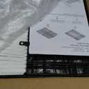 4 Pack Closet Organizers and Storage Shelves for Clothes, 4 Tier Stackable Closet Storage Basket Bin Container for Clothing Sweater Jean, Narrow, Foldable, Sturdy Metal System Organizer Shelf (Black)