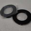 Just Screw Me in 6in LED Recessed Retrofit Light Snap-on Cover to Modify Finish from White to Black (Pack of 4)