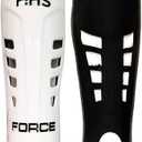 Field Hockey Shin Guards Force Symphony Colors White Blue Teal Blue Size Small  