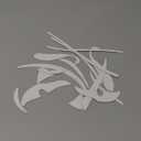 Religious christian jesus name Vinyl Decal Sticker (Light Grey, 6")