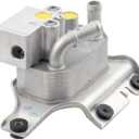 Engine Oil Cooler Compatible with Ford F-150 F150 2017-2020, Expedition 2020 & Lincoln Navigator 2020, 2.7L 3.0L 3.5L 3.3L 5.0L