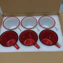 Pickmesh 6 Pcs Christmas Coffee Mug Set 13OZ Xmas Ceramic Mugs with Handle Red and White Gnomes Mugs Hello Winter Cups Bulk Merry Christmas Gifts Let It Snow Home Holiday Party Decor Supplies