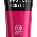 Liquitex BASICS Acrylic Paint, 118ml (4-oz) Tube, Metallic Magenta